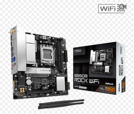 [113274] Mb (Am5) Asrock B850M Rock Wifi Ddr5 Ddr5 (Mb-B850M Rockwifi)(90-Mxbu70-A0Uayaz)