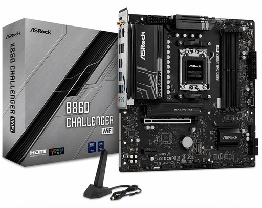 [113278] Mb (Lga1851) Asrock B860 Challenger Wifi Ddr5 (Mb-B860 Clwifi)(90-Mxbuc0-A0Uayaz)
