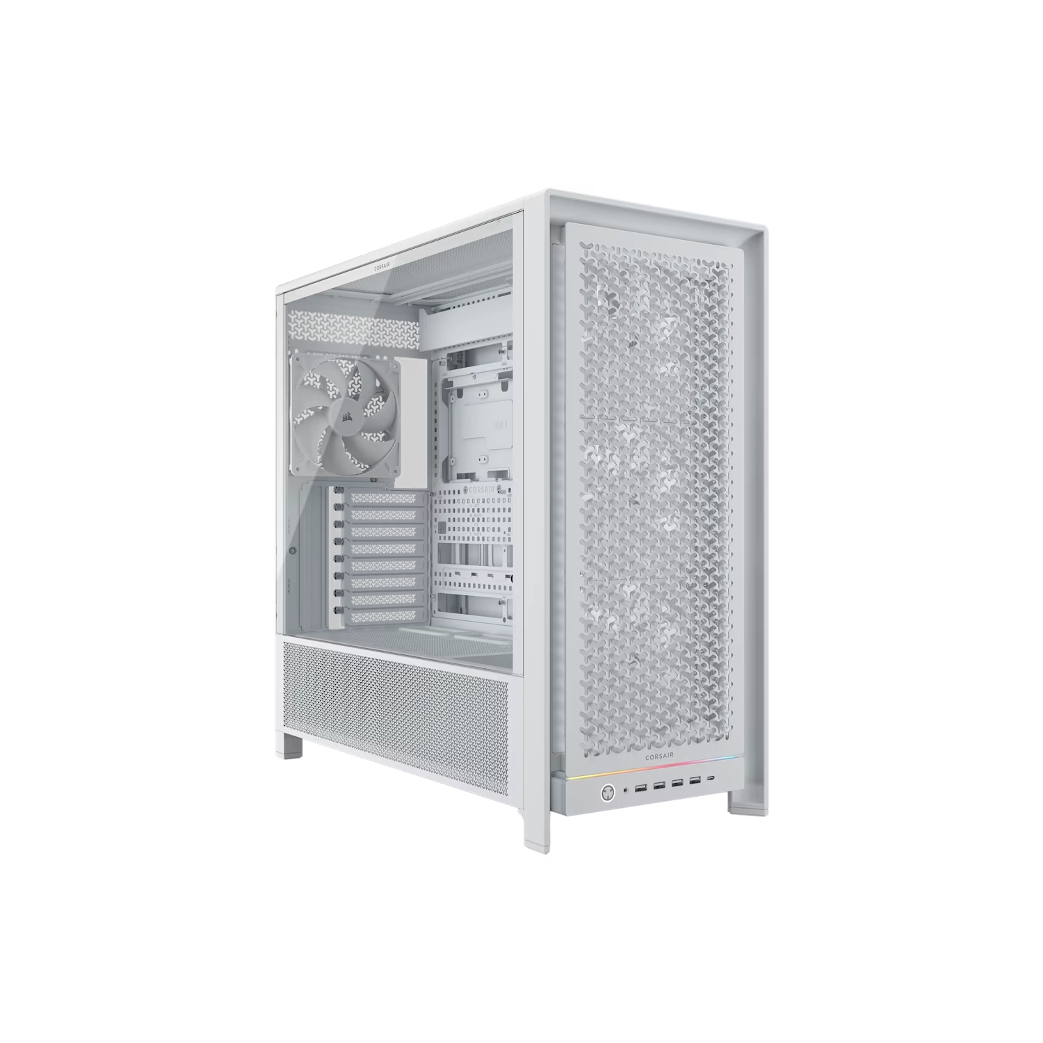 [113256] Gabinete Corsair Frame 5000D Rs Mid Tower Aire Elevado Blanco