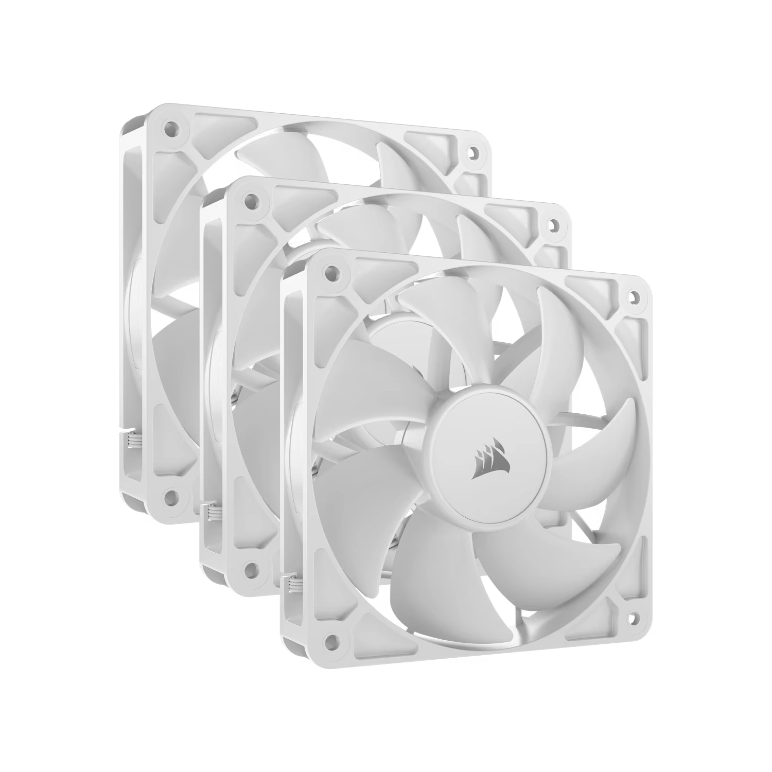 [113266] Kit De Ventiladores Corsair Pwm De 120 Mm Rs120 X3 Blanco