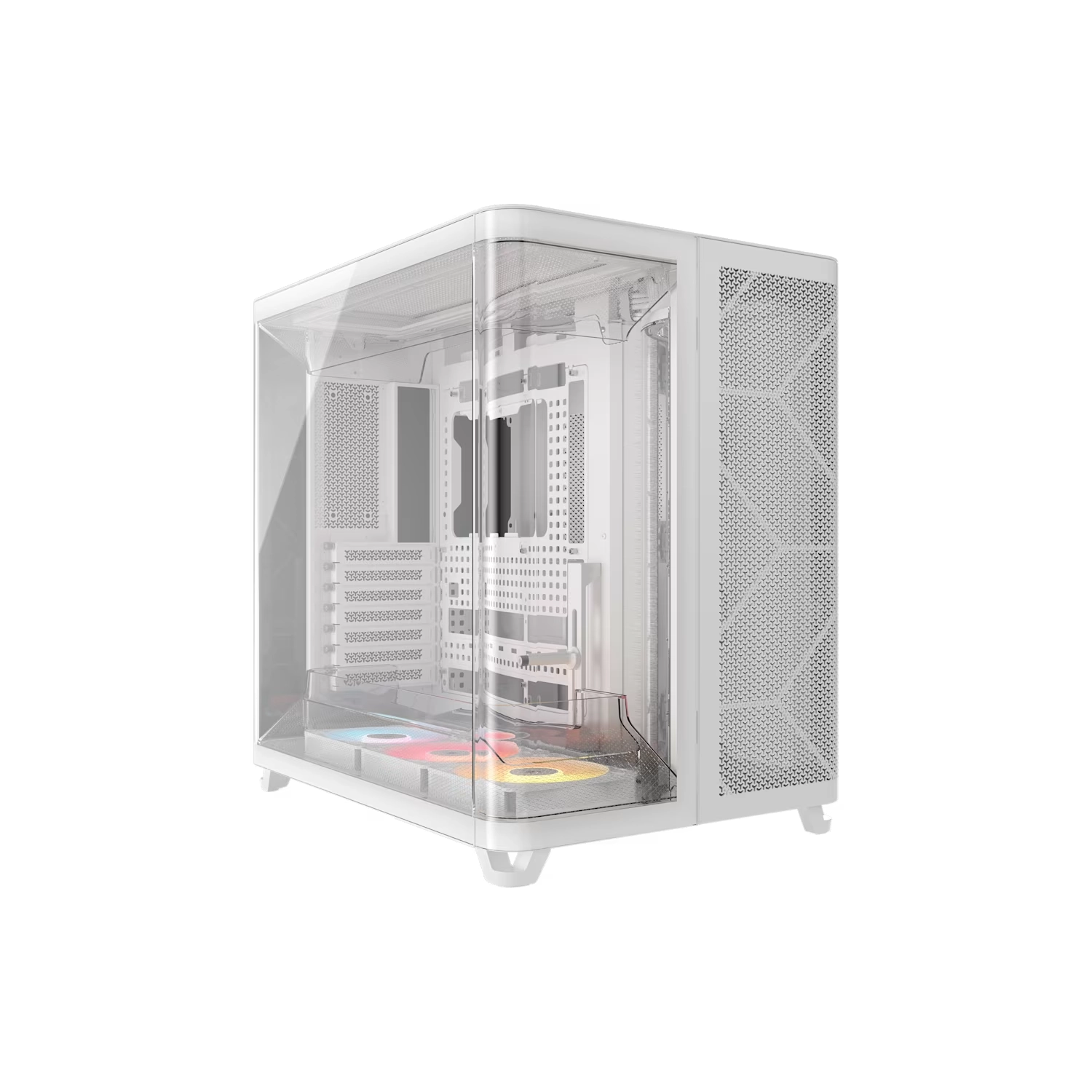 [113330] Gabinete Corsair Argb Air 5400 Rs-R Mid Tower Con Triple Cámara Blanco