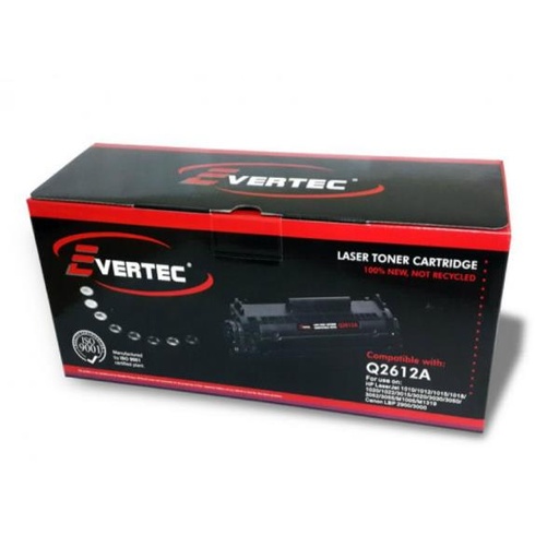 [113401] Toner Hp Alternativo Evertec 12A P1010101510181020 Pn130110001