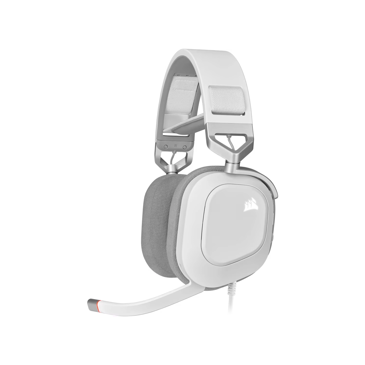 [113405] Auricular Gaming Cableado Corsair Hs80 Rgb Usb, Blanco