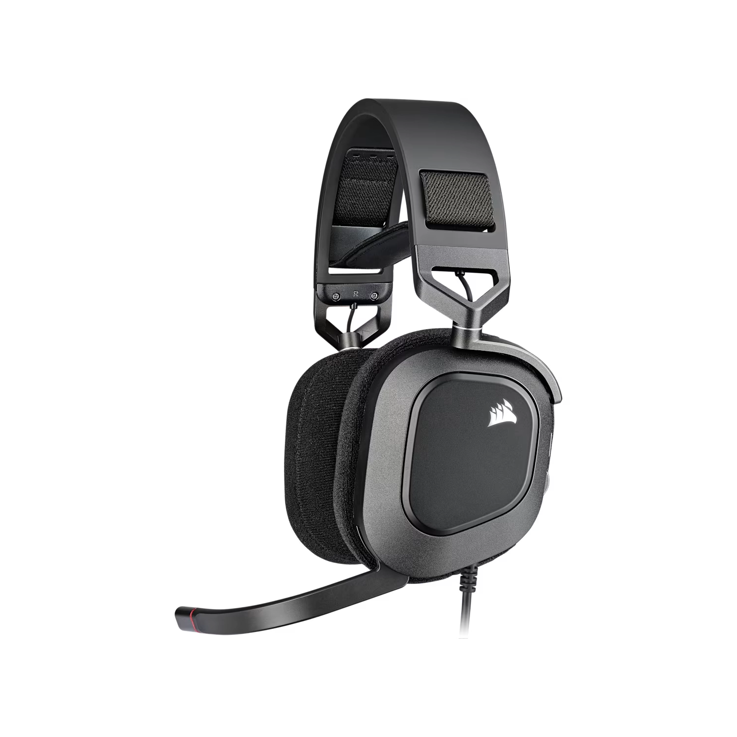 [113406] Auricular Gaming Cableado Corsair Hs80 Rgb Usb, Carbón