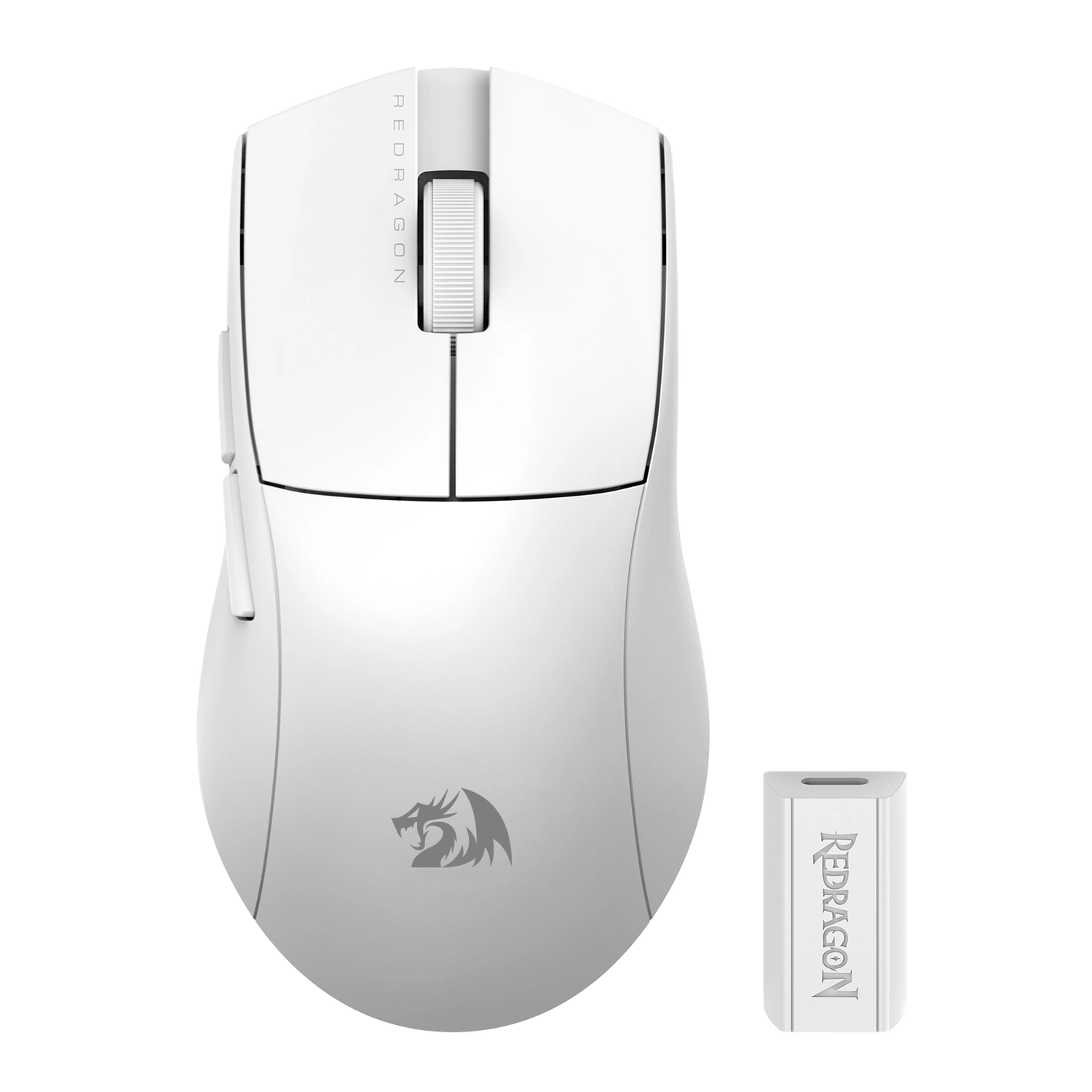 [113550] Mouse Inalámbrico Redragon King M916 Pro 4K Blanco