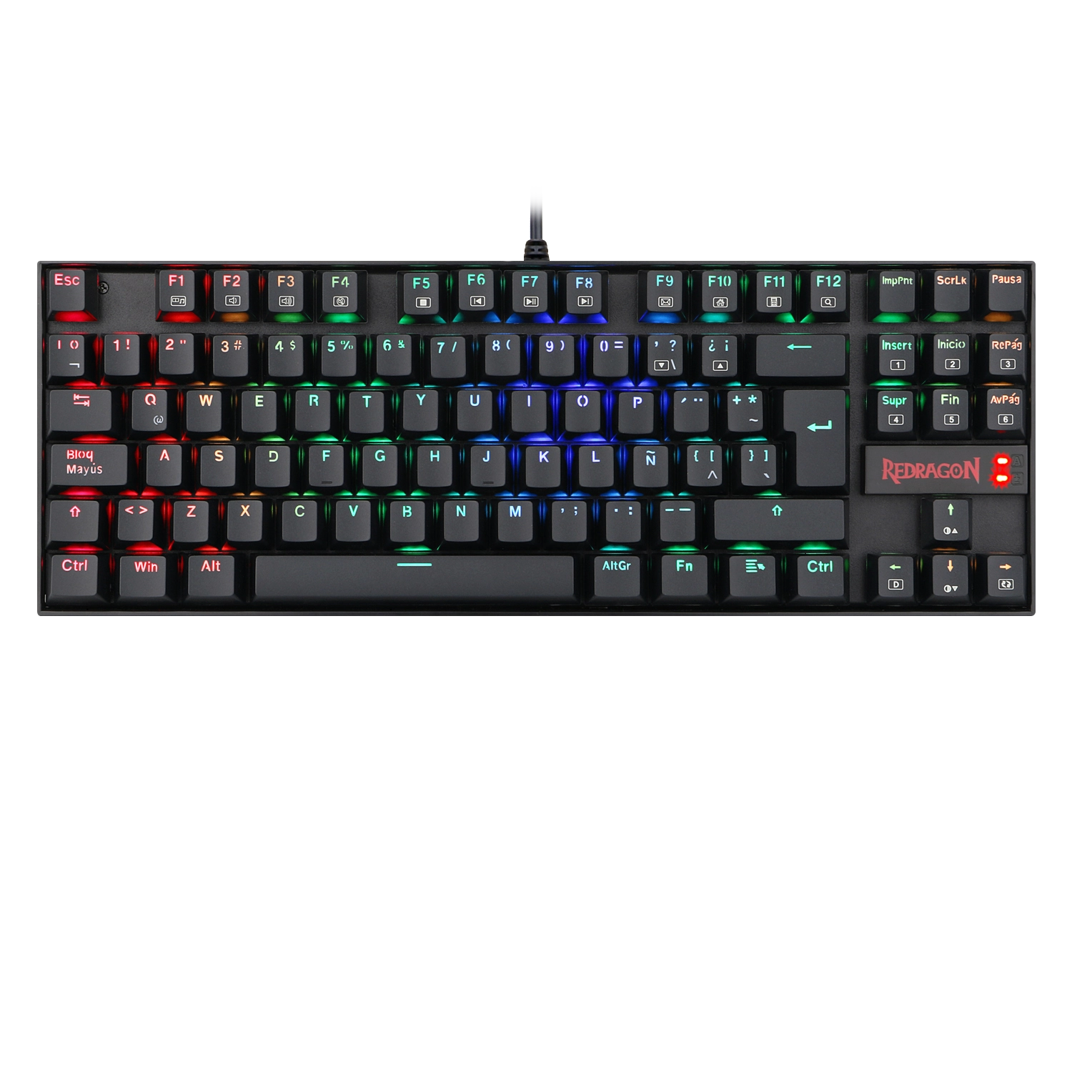 [113600] Teclado Redragon Kumara K552 Rgb Negro