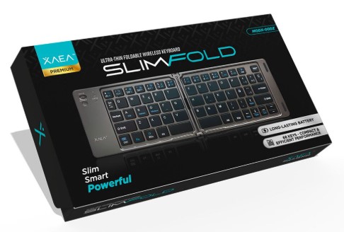 [113624] Xaea Teclado Plegable Portatil Bluetooth Ultra Fino Ideal Para Celulares , Tablet , Notebooks , Pc En Español
