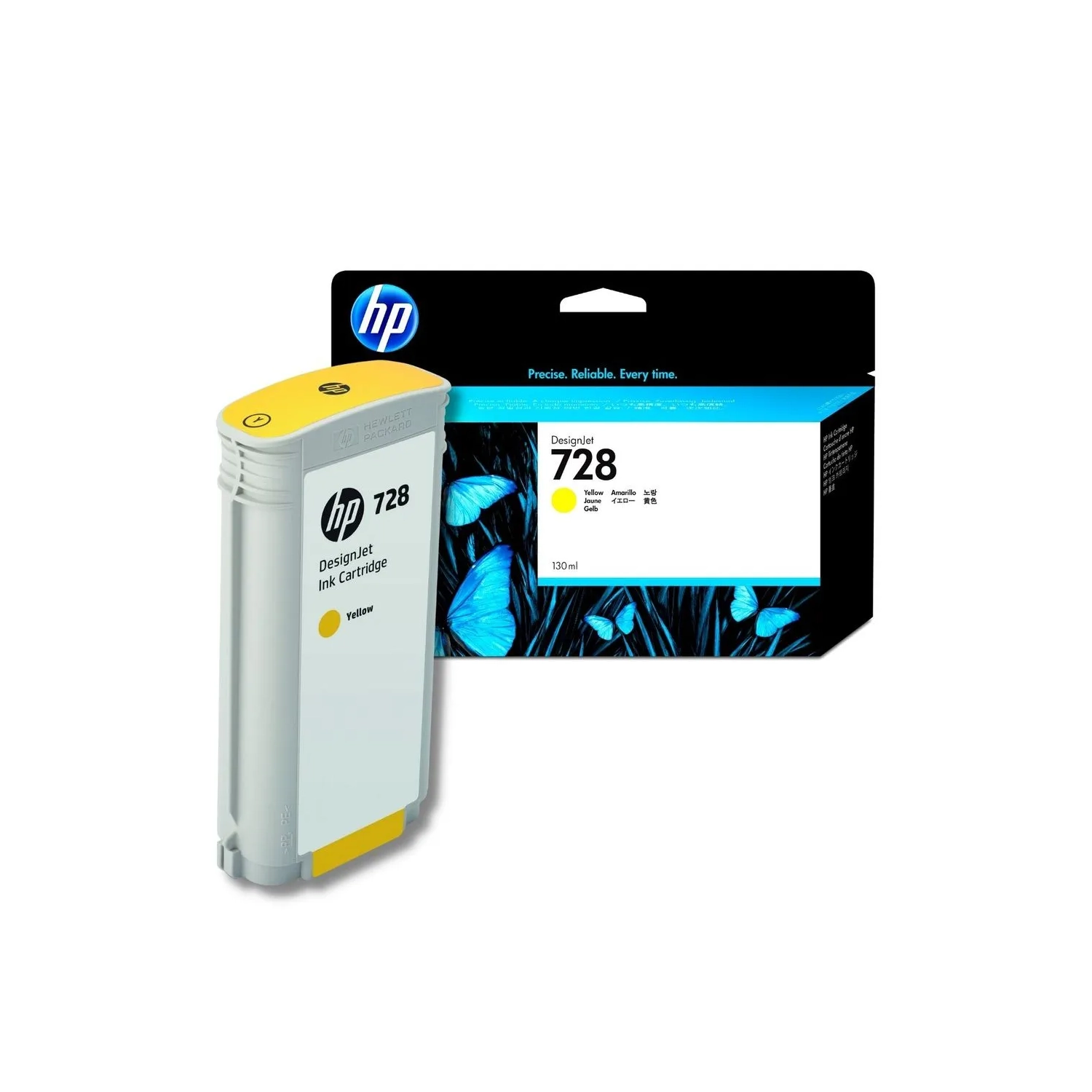 [113660] Cartucho De Tinta Plotter Hp 728 Amarilla