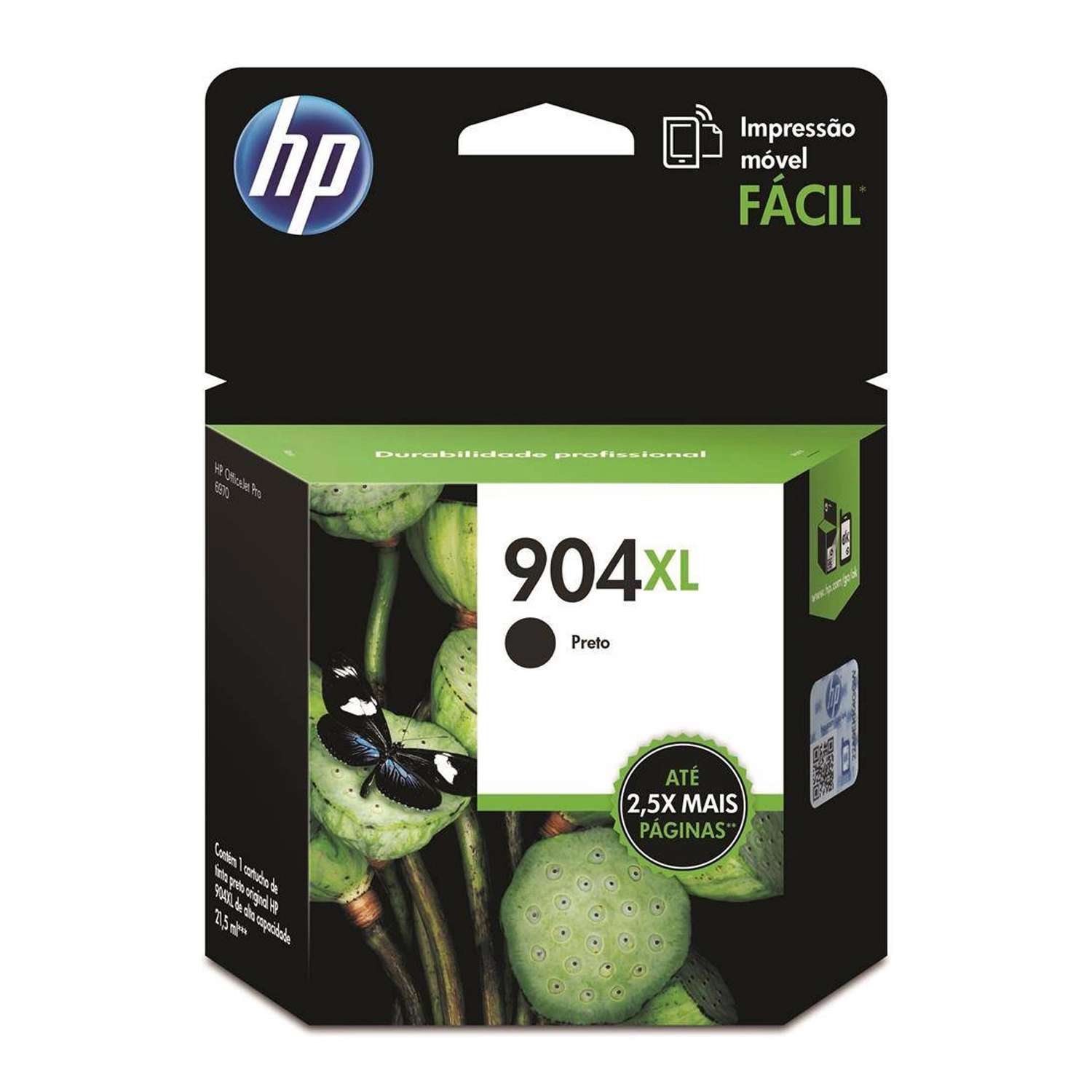 [113661] Cartucho De Tinta Hp 904Xl Negra Alto Rendimiento