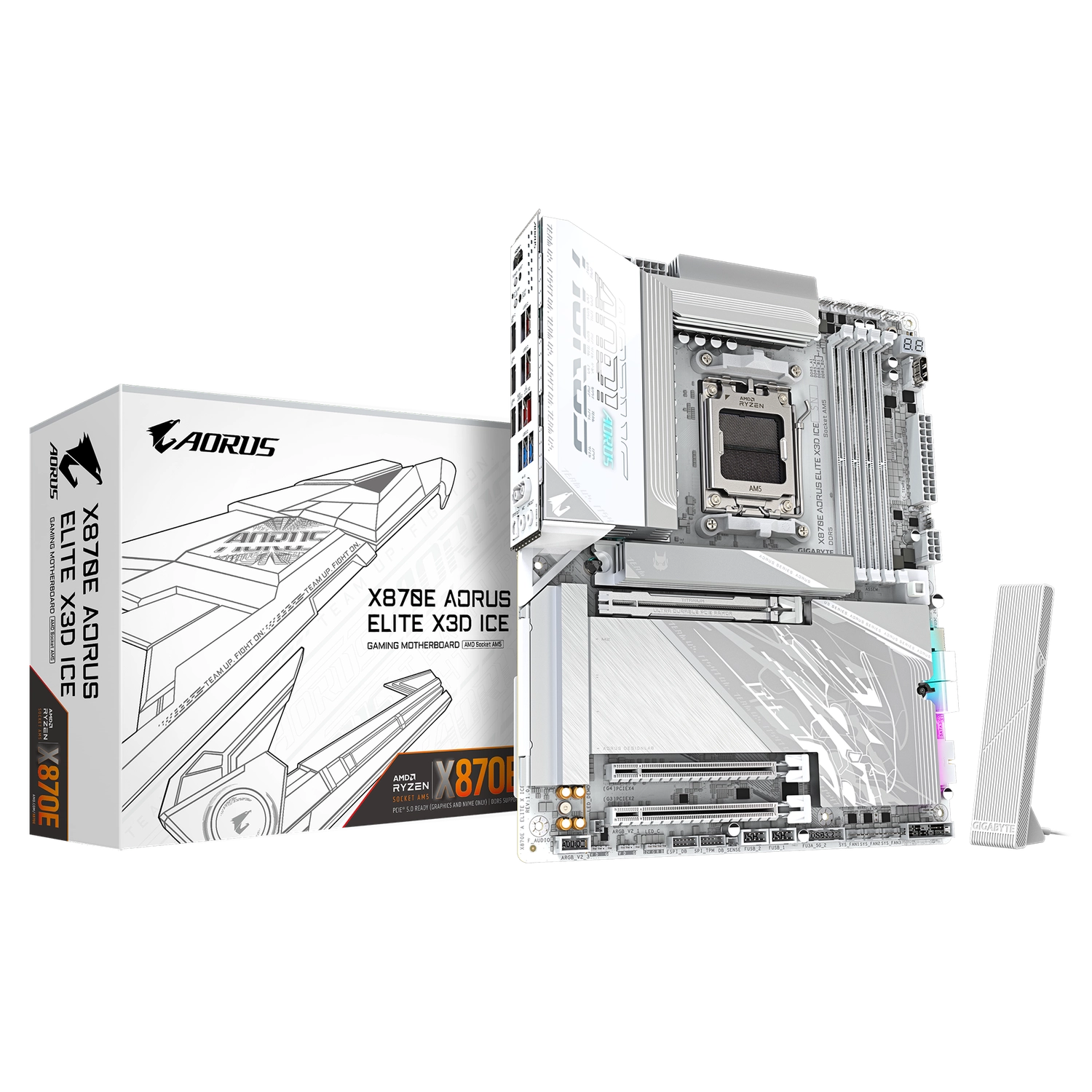 [113674] Motherboard Gigabyte X870E Aorus Elite X3D Ice Am5 Ddr5