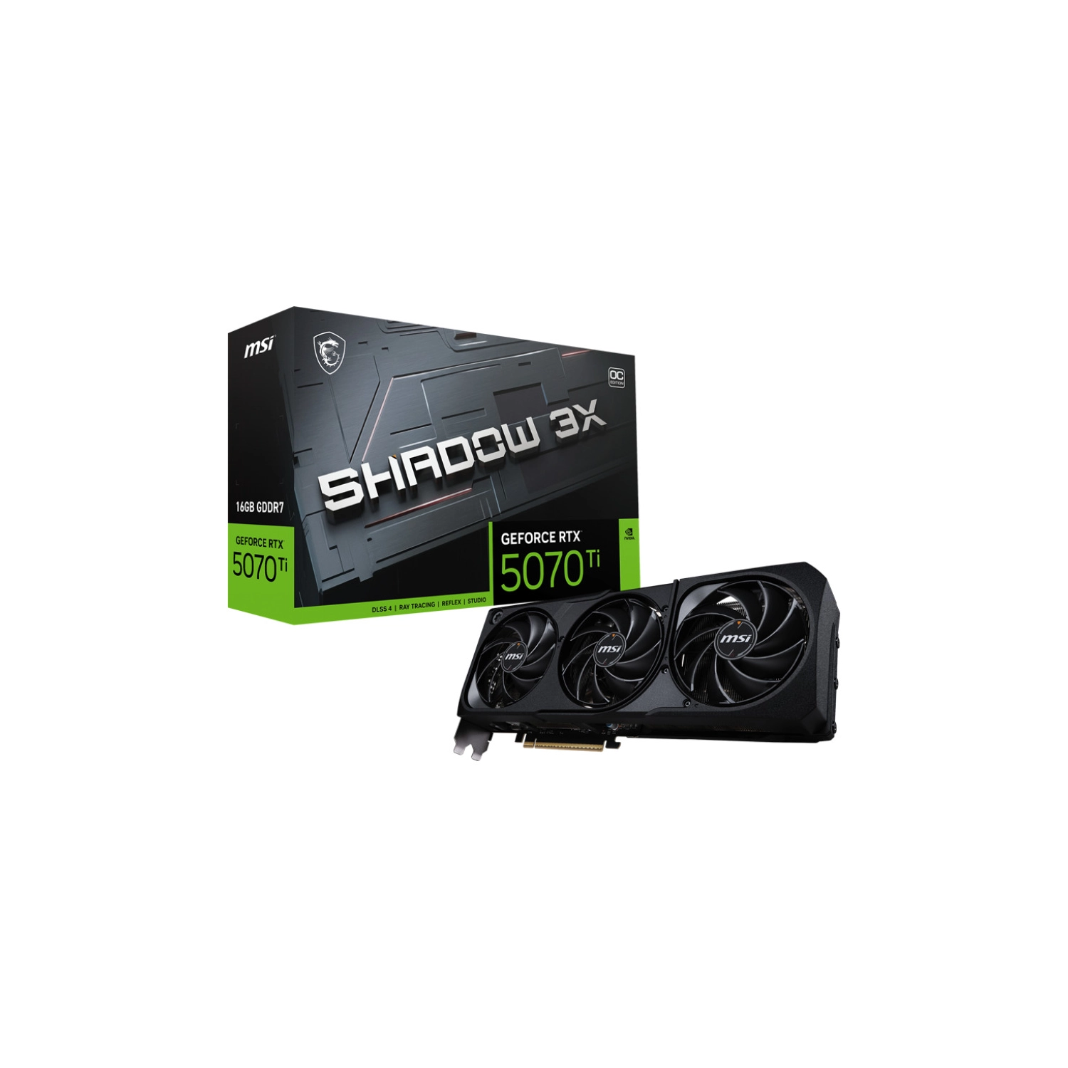 [951387] Placa Msi Nvidia Geforce Rtx 5070 Ti 16G Shadow 3X Oc