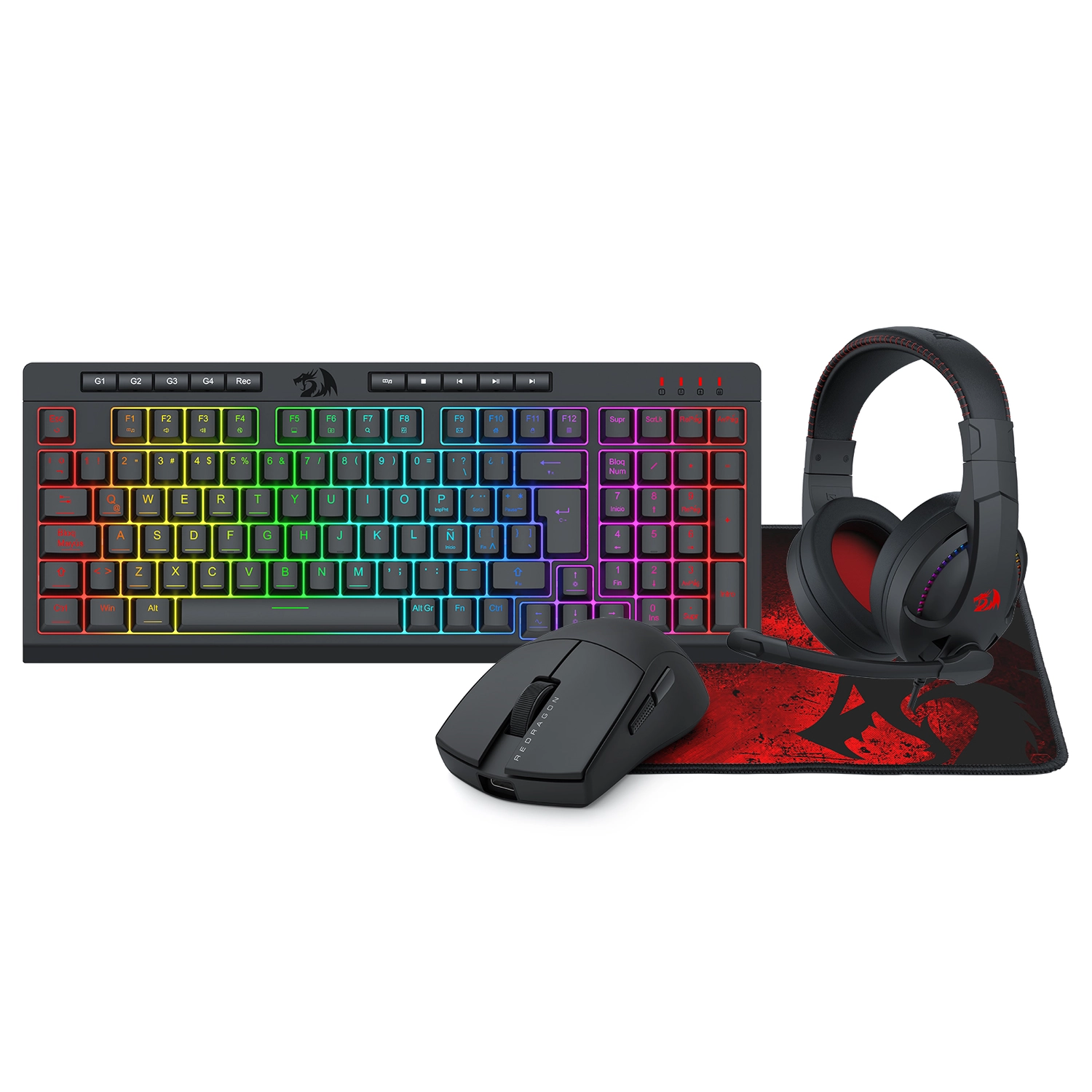 [951415] Combo 4 En 1 Redragon S147