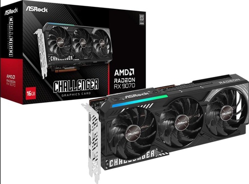 [951450] Gpu Asrock Radeon Rx9070 Challenger 16Gb (Vg-9070 Cl16G)