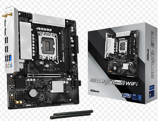 [951467] Mb Intel (1851) Asrock Mb-H810M-X Gen5 (Mb-H810M-X Gen5)