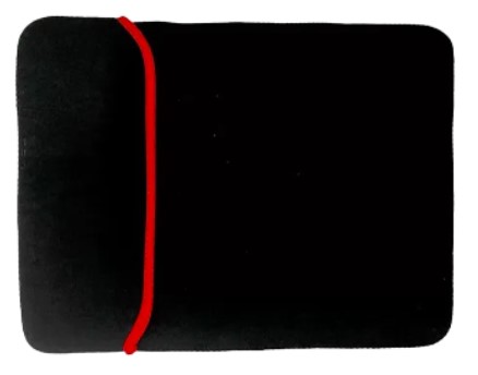[951485] Funda Netbook Tablet 10 Neoprene Dimensiones 26X19Cm Negra Con Tira Roja