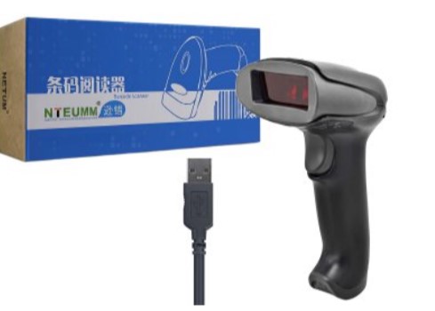 [951490] Lector De Codigo De Barras Netum 1D 2D Infrarrojo Codigo De Barra + Qr Cable Usb Sin Pie Sin Base