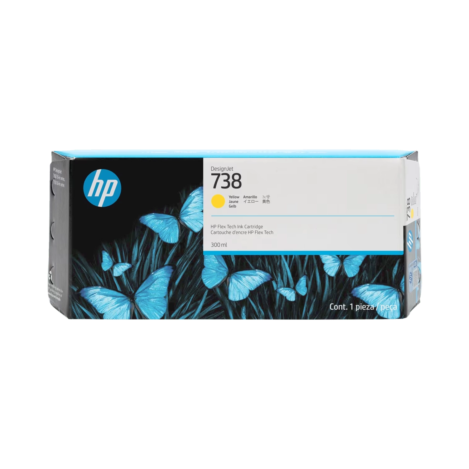 [951499] Cartucho De Tinta  Plotter Hp   738  Amarillo  Alta Capacidad