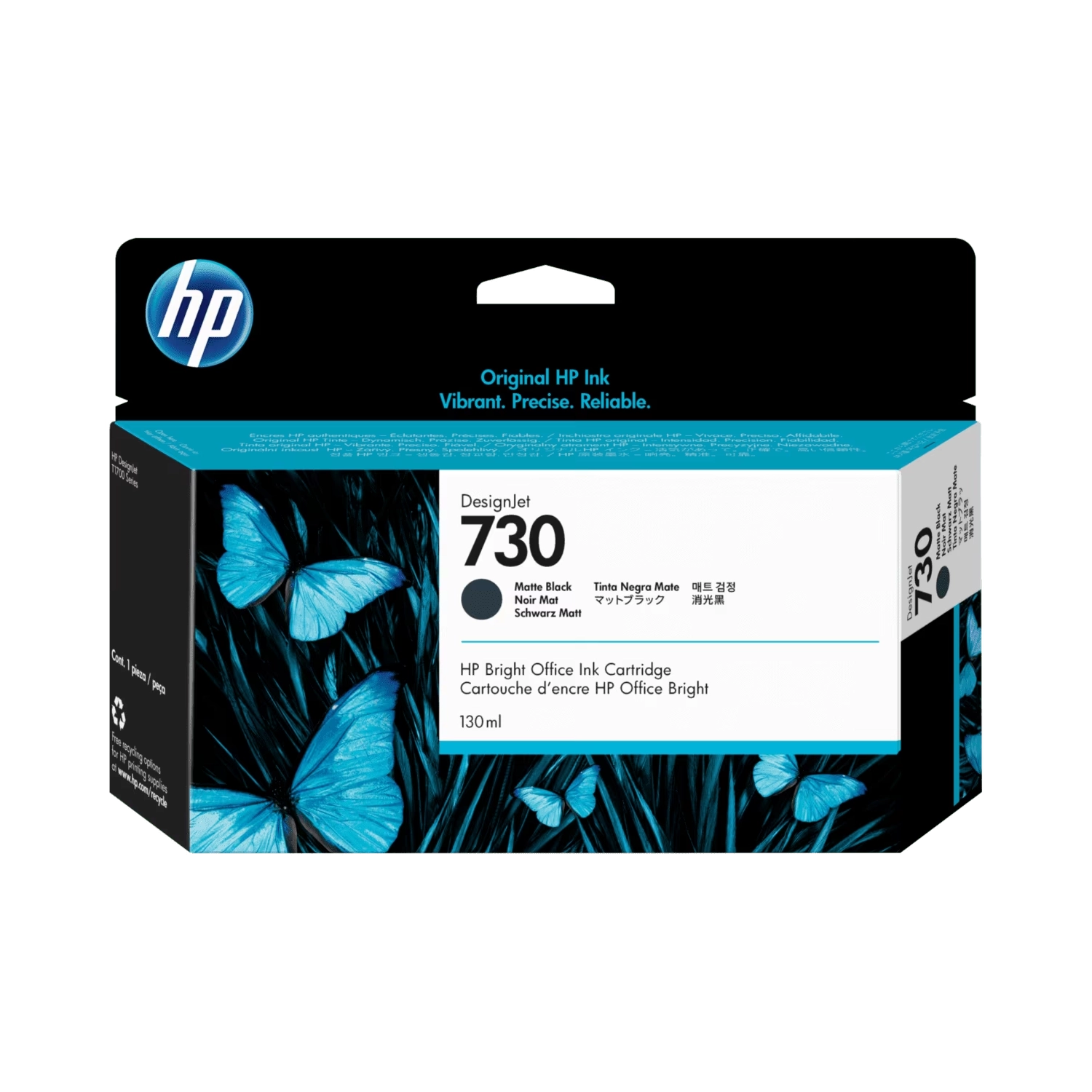 [951505] Cartucho De Tinta  Plotter Hp  730 Negro Mate