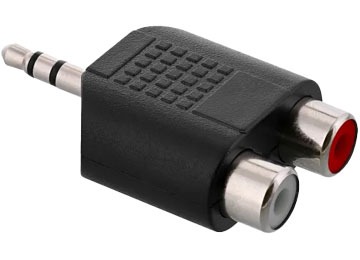 [951537] Adaptador Plug 3.5 M Stereo A 2 Jack Rca H - Audio Tp-9369