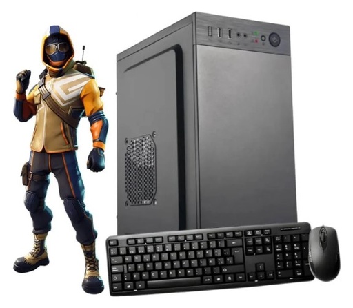 [951578] Pc Gamer Armada Amd Ryzen 3 3200G Mbb, 8Gb, Ssd 240 Gb, Sin Sistema, Kit: Teclado, Mouse