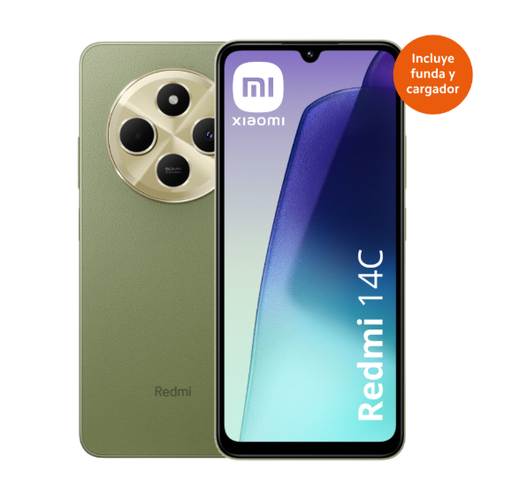 [951785] Celular Xiaomi Redmi 14C 4G-256Gb Sage Green Dual Nano Sim (Mzb0Jdpar)