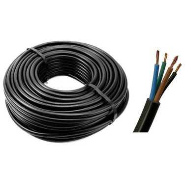 [9124] Argenplas Cable T. Taller 4 X 4 Mm2 Negro Iram Nm 247-5 - X 1 Metro