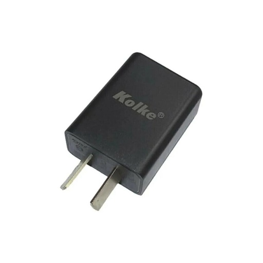 [9593] Cargador 220V 5V 2A Usb H Kolke Negro - No Incluye Cable