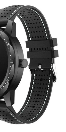 [390] Colmi Correa Malla Silicone Strap Model Sky 1 White