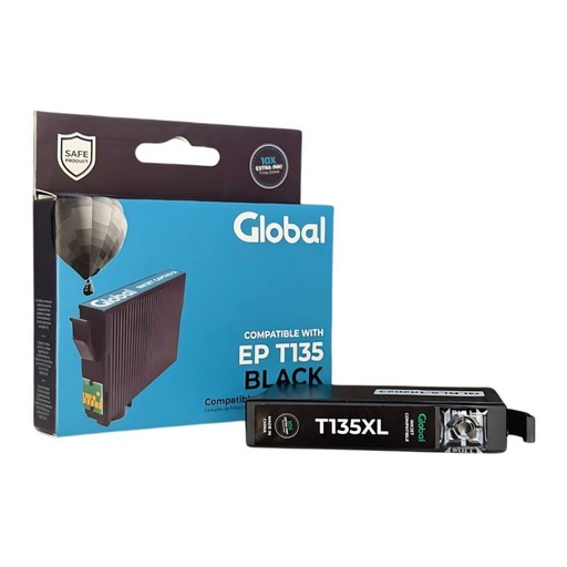 [304] Cartucho Alternativo Global Epson T135 Black Tx135 Tx 135