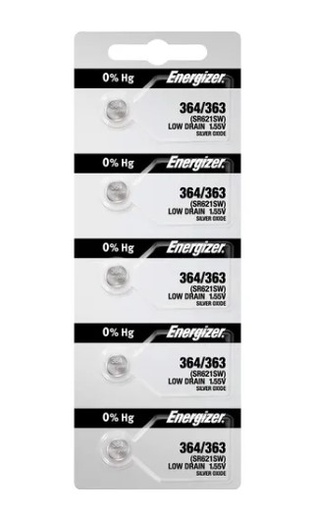 [6250] Energizer Ene364 Pila Oxido Plata 1.55V 364/363 Blister X 5 U
