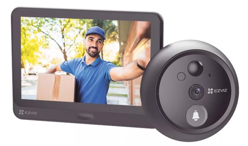 [8544] Ezviz Cs-Hp4-R100-6E2Wpfbs Timbre Smart Mirilla Inteligente 155° Fhd Wifi