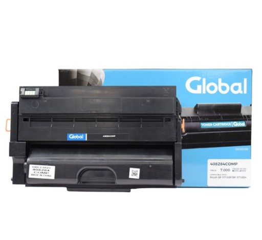 [8718] GLOBAL TONER ALTERNATIVO RICOH 408284 SP 3710X 7K COPIAS