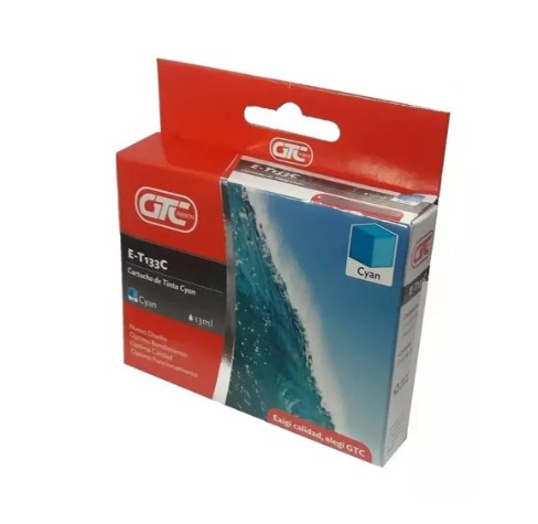 [8390] Gtc Cartucho Alternativo Epson T133 Tx125 Cyan