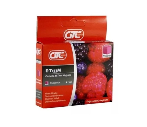 [8391] Gtc Cartucho Alternativo Epson T133 Tx125 Magenta