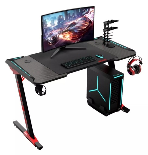 [9448] Gtc Gtc-002 Gta Escritorio Gamer Iluminacion Led Rgb 120Cm X 73Cm X 60Cm