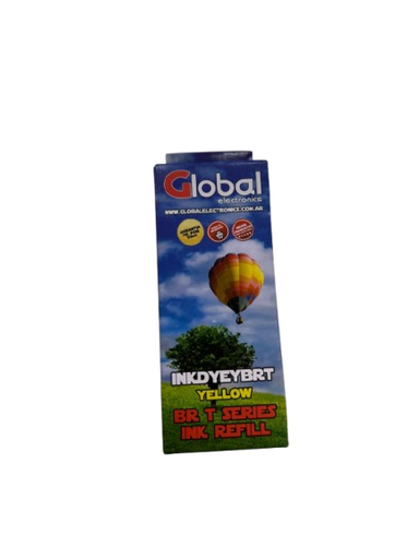 [673] Global Tinta Premium Universal Sistema Continuo Serie T Yellow Amarillo 50 Cm3 Hp Epson Brother Etc