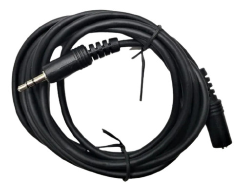 [3666] Cable Alargue Plug Auxiliar 3.5 Hembra A 3.5 Macho Largo 1.8 Mt - Tp-183 