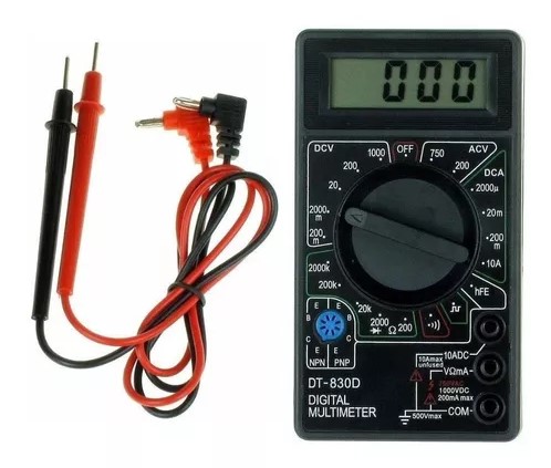 [9663] Jahro Jhd T830D Tester Digital Buzzer - No Incluye Bateria 9V