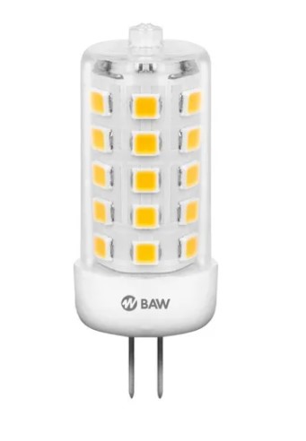 [4131] BAW BIPIN LED G4 12VAC-CC 4W 6500K FRIO