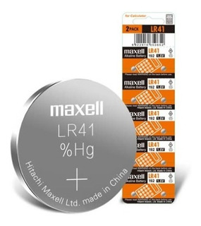 [4673] Maxell Pila Alcalina Lr41 Blister X 2U
