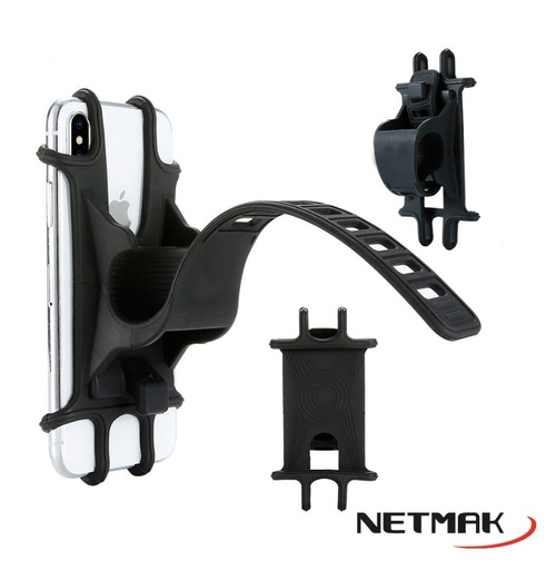 [7600] Netmak Nm-Hc34 Soporte Celular Holder Para Bicicleta Holder