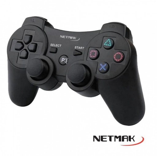 [2816] NETMAK NM-P310 - GAMEPAD JOYSTICK PS3 BLUETOOTH BLACK