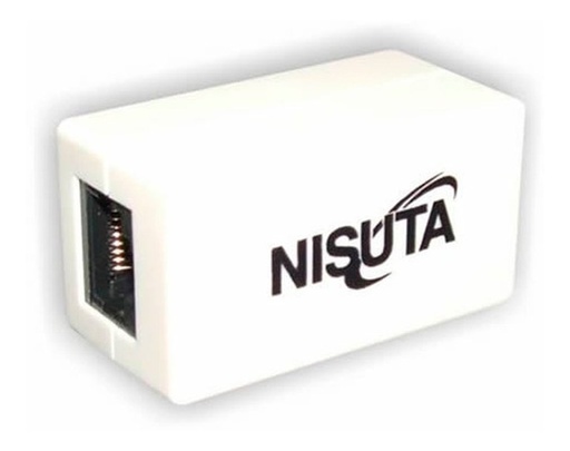 [2833] Nisuta Union Rj45 Cat5 10/100 Mbps Utp Red Nsunrj45