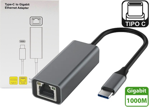 [951819] Placa De Red Tipo C A Rj45 H 1000Mbps Gigabit - No Es Usb Normal