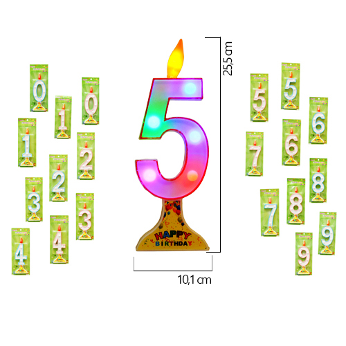 [1451] Numeros Led 20 Cms Alto Luminosos Cod81975