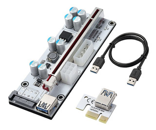[4010] Pcie-E Riser Ver 010S-X Cripto Mineria Con Cable Sata Beyim (Pci-E-V010)