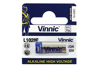 [8229] Pila 23A 12V Vinnic 10.3X28.5Mm X Unidad