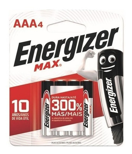 [3048] Pila Energizer Aaa Alcalina Blister X4 Unidades Eneaaa4