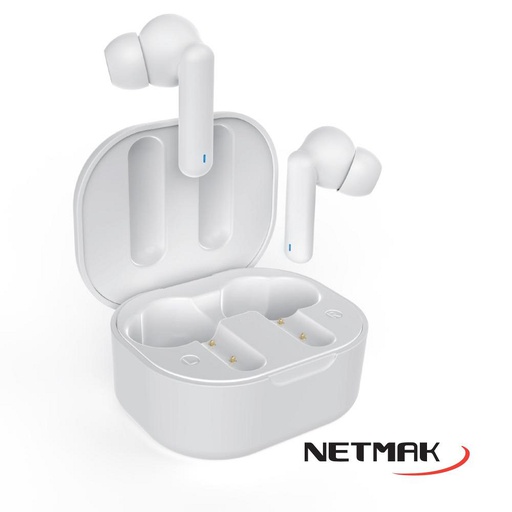 [4709] NETMAK NM-AIR5 PRO-W - AURICULAR BLUETOOTH WHITE