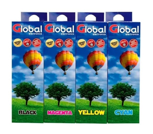 [1952] Tinta Premium Global Alternativa Para Epson Serie L T504 70 Cm3 Yellow Amarillo
